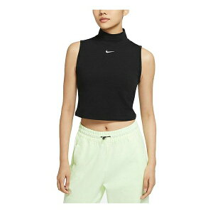 Nike iCL fB[X Xj[J[ y(WMNS) Nike Sportswear Collection Essentials Embroidery Logo Knitting Waistcoat Black DD5881-010z TCY US_W_L