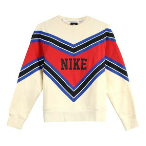Nike ナイキ レディース スニーカー 【(WMNS) Nike Splicing Fleece Lined Knit Round Neck Pullover 'Beige Red' BV2921-115】 サイズ US_W_M