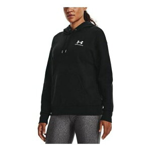 Under Armour A_[A[}[ fB[X Xj[J[ y(WMNS) Under Armour Essential Fleece Hoodie 'Black' 1373033-001z TCY US_W_L