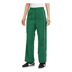 Nike ナイキ レディース スニーカー 【(WMNS) Nike Windrunner High-Waisted Woven Open-Hem Pants Asia Sizing 'Gorge Green' FV7656-300】 サイズ US_W_2XL