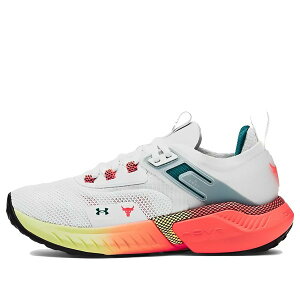Under Armour A_[A[}[ fB[X Xj[J[ y(WMNS) Under Armour Project Rock 5 'White After Burn' 3025436-102z TCY US_7(24.0cm)