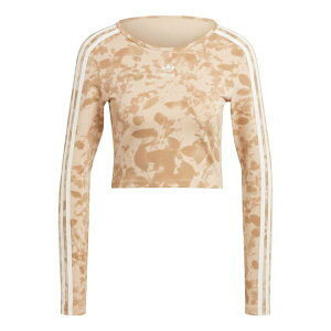 adidas アディダス レディース スニーカー 【(WMNS) adidas 3-Stripes Crop Top Asia Sizing 'Magic Beige' IY0780】 サイズ US_W_M