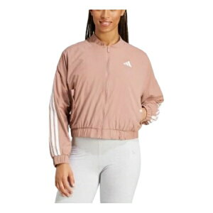 adidas AfB_X fB[X Xj[J[ y(WMNS) adidas Essentials 3-Stripes Lifestyle Woven Bomber Jacket 'Pink' JD5318z TCY US_W_S