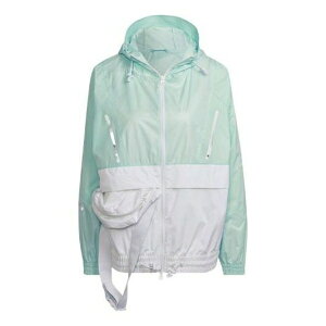 adidas AfB_X fB[X Xj[J[ y(WMNS) adidas Sports Hooded Zipper Frozen Green Jacket HD9129z TCY US_W_S