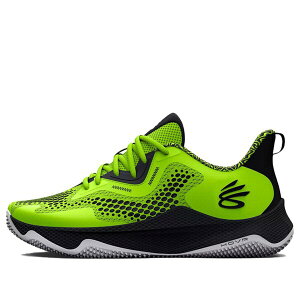 Under Armour �A���_�[�A�[�}�[ �����Y �X�j�[�J�[ �yUnder Armour Curry 3 HOVR Splash 'Lime Black' 3026891-300�z �T�C�Y US_11(29.0cm)