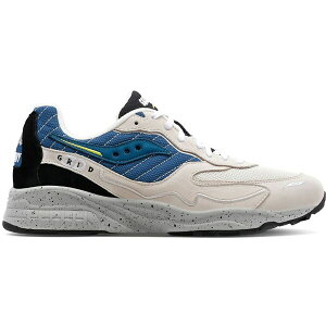 Saucony �T�b�J�j�[ �����Y �X�j�[�J�[ �ySaucony 3D Grid Hurricane Cream Blue�z �T�C�Y US_8.5(26.5cm) Cream/Blue