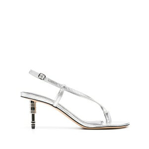 �R�y���j ���f�B�[�X �T���_�� �V���[�Y Jack 70mm leather sandals Silver