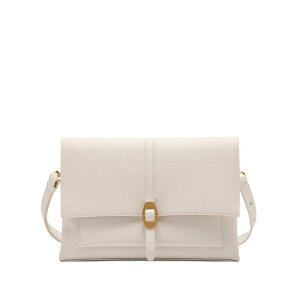�R�`�l�� ���f�B�[�X �V�����_�[�o�b�O �o�b�O Dorian buckle shoulder bag White