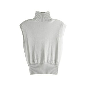 ���b�N�I�E�G���X ���f�B�[�X �j�b�g&�Z�[�^�[ �A�E�^�[ Turtleneck ribbed sweater Grey