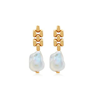 ���j�J���B�i�_�[ ���f�B�[�X �s�A�X���C�������O �A�N�Z�T���[ Heirloom baroque pearl earrings Gold