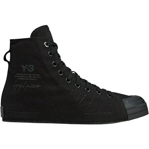 adidas AfB_X Y Xj[J[ yadidas Y-3 Nizza Hi Blackz TCY US_9.5(27.5cm) Black/Black/Black
