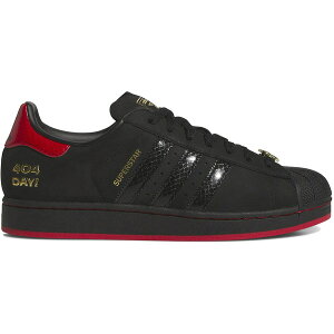 adidas AfB_X Y Xj[J[ yadidas Superstar II Atlanta 404 Day!z TCY US_5(23.0cm) Core Black/Red/Gold Metallic
