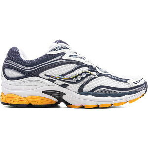 Saucony �T�b�J�j�[ �����Y �X�j�[�J�[ �ySaucony ProGrid Omni 9 White Navy Yellow�z �T�C�Y US_8.5(26.5cm) Navy/Yellow