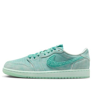 Jordan �W���[�_�� ���f�B�[�X �X�j�[�J�[ �y(WMNS) Air Jordan 1 Retro Low OG 'Washed Teal' HQ8111-300�z �T�C�Y US_W_10