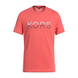 【送料無料】 マイケル・コース メンズ Tシャツ トップス T-shirts Coral