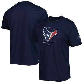 ニューエラ メンズ Tシャツ トップス Houston Texans New Era Combine Authentic Ball Logo TShirt Navy