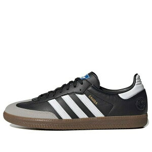 adidas �A�f�B�_�X �����Y �X�j�[�J�[ �T���o �yadidas Samba 'Vegan - Black' FX9042�z �T�C�Y US_6(24.0cm)
