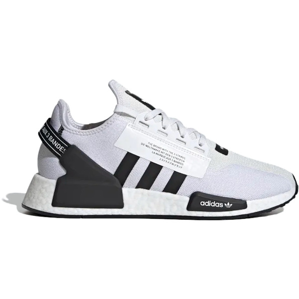 Adidas アディダス メンズ スニーカー サイズ US_5(23.0cm) White Black Stripes サンダル 