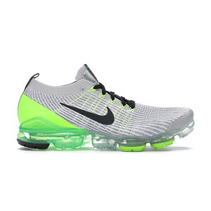 Nike �i�C�L �����Y �X�j�[�J�[ �yNike Air VaporMax Flyknit 3 Vast Grey Electric Green�z �T�C�Y US_9.5(27.5cm) Vast Grey/Electric Green-White-Off Noir