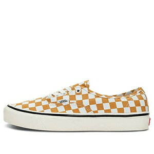 Vans �o���Y �����Y �X�j�[�J�[ �yVans Authentic 44 DX Checkerboard 'Honey Yellow' VN0A7Q5CBLS�z �T�C�Y US_9.5(27.5cm)