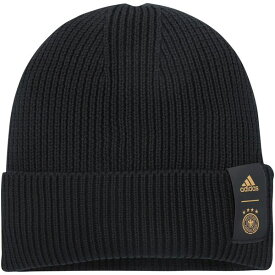 アディダス メンズ 帽子 アクセサリー Germany National Team adidas Woolie Cuffed Knit Hat Black