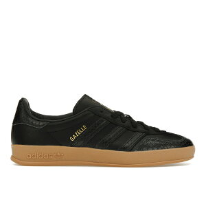 adidas AfB_X Y Xj[J[ yadidas Gazelle Indoor Core Black Snakeskinz TCY US_11.5(29.5cm) Core Black/Core Black/Gum