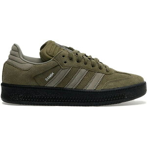 adidas �A�f�B�_�X �����Y �X�j�[�J�[ �yadidas Samba XLG Olive Strata�z �T�C�Y US_10(28.0cm) Olive Strata/Silver Pebble/Silver Pebble