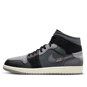Jordan �W���[�_�� �����Y �X�j�[�J�[ �yAir Jordan 1 Mid SE Craft 'Inside Out - Black' DM9652-001�z �T�C�Y US_12.5(30.5cm)