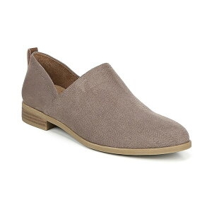 hN^[EV[ fB[X T_ V[Y Women's Ruler Slip-On Shooties Taupe Grey Microfiber