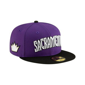 j[G Y Xq ANZT[ Men's Purple, Black Sacramento Kings 2024/25 Classic Edition Jersey Hook 59FIFTYFitted Hat Purple, Black