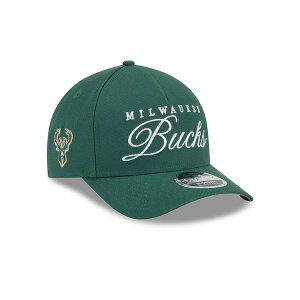 �j���[�G�� �����Y �X�q �A�N�Z�T���[ Men's Hunter Green Milwaukee Bucks 2025 NBA Draft M-Crown A-Frame 9FORTY Adjustable Hat Hunter Green