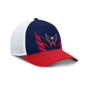 �t�@�i�e�B�N�X �����Y �X�q �A�N�Z�T���[ Men's Navy/Red Washington Capitals Authentic Pro A-Frame Rink Adjustable Hat Navy, Red