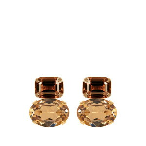 �W�F�j�t�@�[�x�A ���f�B�[�X �s�A�X���C�������O �A�N�Z�T���[ Maureen crystal-embellished earrings Gold