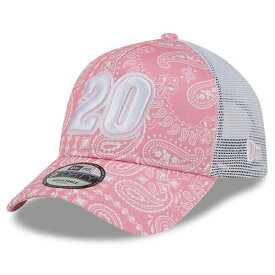 ニューエラ メンズ 帽子 アクセサリー Christopher Bell New Era 9FORTY AFrame Trucker Paisley Adjustable Hat Pink