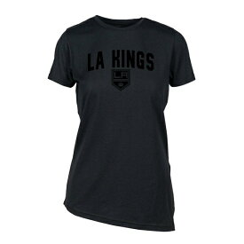 レベルウェア レディース Tシャツ トップス Los Angeles Kings Levelwear Women's Birch TShirt Black