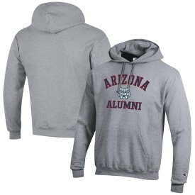 チャンピオン メンズ パーカー・スウェットシャツ アウター Arizona Wildcats Champion Alumni Logo Pullover Hoodie Gray