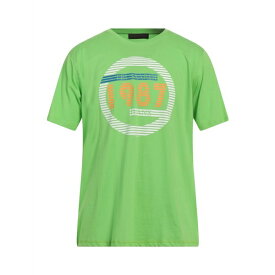 【送料無料】 トラサルディ メンズ Tシャツ トップス T-shirts Acid green