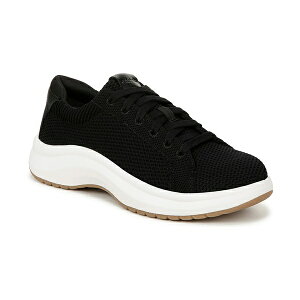 hN^[EV[ fB[X Xj[J[ V[Y Women's Feel Nice Plantar Faciitis Lace Up Sneakers Black Fabric