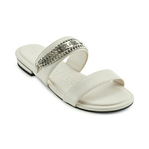 �J�[�����K�[�t�F���h ���f�B�[�X �T���_�� �V���[�Y Women's Canne Flat Sandals Soft White