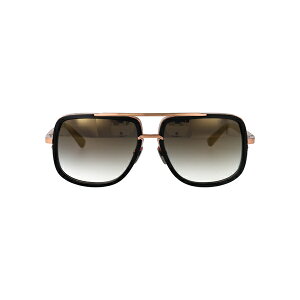 fB^ fB[X TOXACEFA ANZT[ Mach-one Sunglasses Matte Black-Rose Gold w/ Dark Grey to Clear - Gold Flash - AR