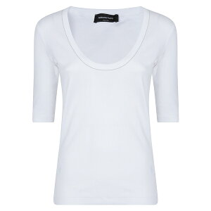 ファビアナ フィリッピ レディース ニット&セーター アウター Short Sleeve Sweater Bianco Ottico