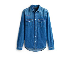 g~[ qtBK[ Y Vc gbvX Tommy Hilfiger Shirts NOAH INDIGO