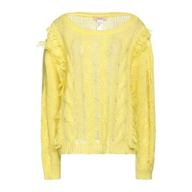 【送料無料】 ツインセット レディース ニット&セーター アウター Sweaters Yellow