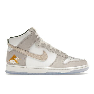 Nike �i�C�L �����Y �X�j�[�J�[ �yNike Dunk High Premium San Francisco Chinatown Gold Mountain�z �T�C�Y US_5(23.0cm) Summit White/Desert Ore-Light Bone-Evergreen-Sail-Yellow Gold