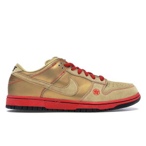 Nike �i�C�L �����Y �X�j�[�J�[ �yNike SB Dunk Low Money Cat�z �T�C�Y US_6(24.0cm) Gold Dust/Metallic Gold