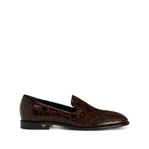 �W���[�b�y�U�m�b�e�B �����Y �X���b�|���E���[�t�@�[ �V���[�Y Gatien crocodile-effect leather loafers Brown