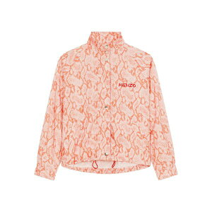 �P���]�[ ���f�B�[�X �W���P�b�g���u���]�� �A�E�^�[ Python-pattern zip jacket Orange