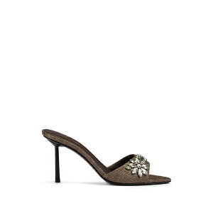 �� �V�� ���f�B�[�X �T���_�� �V���[�Y Prairie floral-motif mules Brown