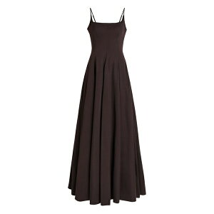 �X�e�D�h ���f�B�[�X �����s�[�X �g�b�v�X Joy square-neck flared maxi dress Brown