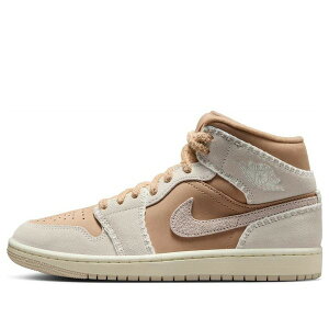 Jordan �W���[�_�� ���f�B�[�X �X�j�[�J�[ �y(WMNS) Air Jordan 1 Mid SE 'Hemp' HV4269-200�z �T�C�Y US_8.5(25.5cm)